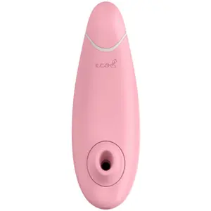 WOMANIZER Premium Eco Клиторальный стимулятор Розовый Силикон Прямой 12 уровней интенсивности 4 ч работы 165 мм длина