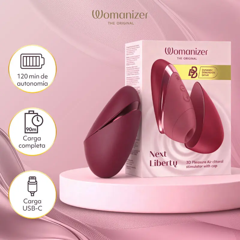 Вакуумный стимулятор Womanizer Next Бордо Photo 13