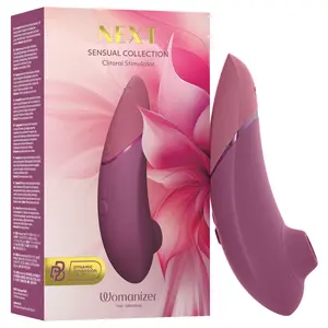 WOMANIZER Next Вакуумный клиторальный стимулятор 14 уровней интенсивности Пыльно-розовый с технологией 3D Pleasure Air IPX7 Аккумулятор