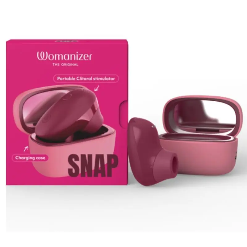 WOMANIZER SNAP Clitoral Stimulator Crushed Berry Photo 3
