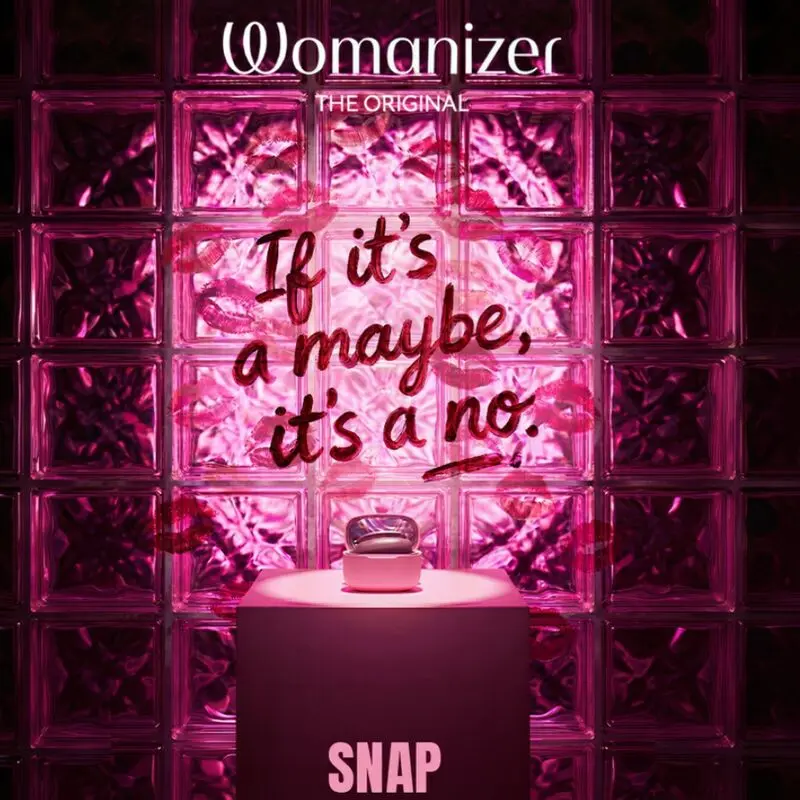 WOMANIZER SNAP Clitoral Stimulator Crushed Berry Photo 9