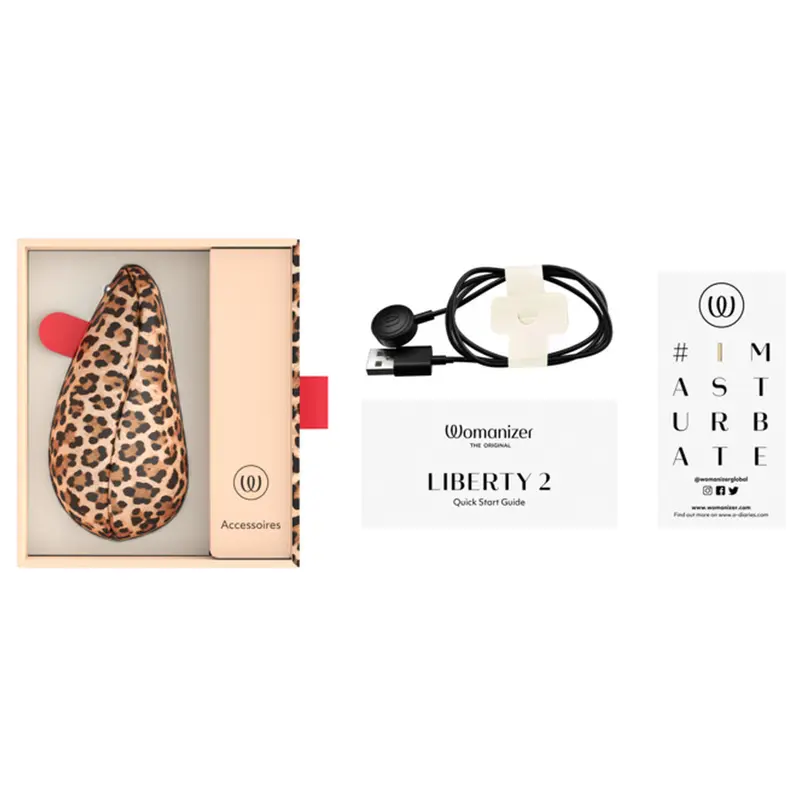 Womanizer Liberty 2 вакуумный клиторальный стимулятор леопард Photo 11