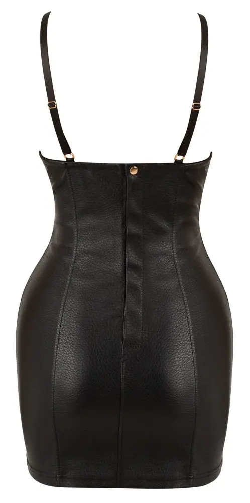 Cottelli Collection Imitation Leather Mini Dress M Photo 13