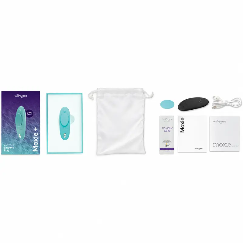 We Vibe Moxie+ Panty Vibrator Aqua Photo 5