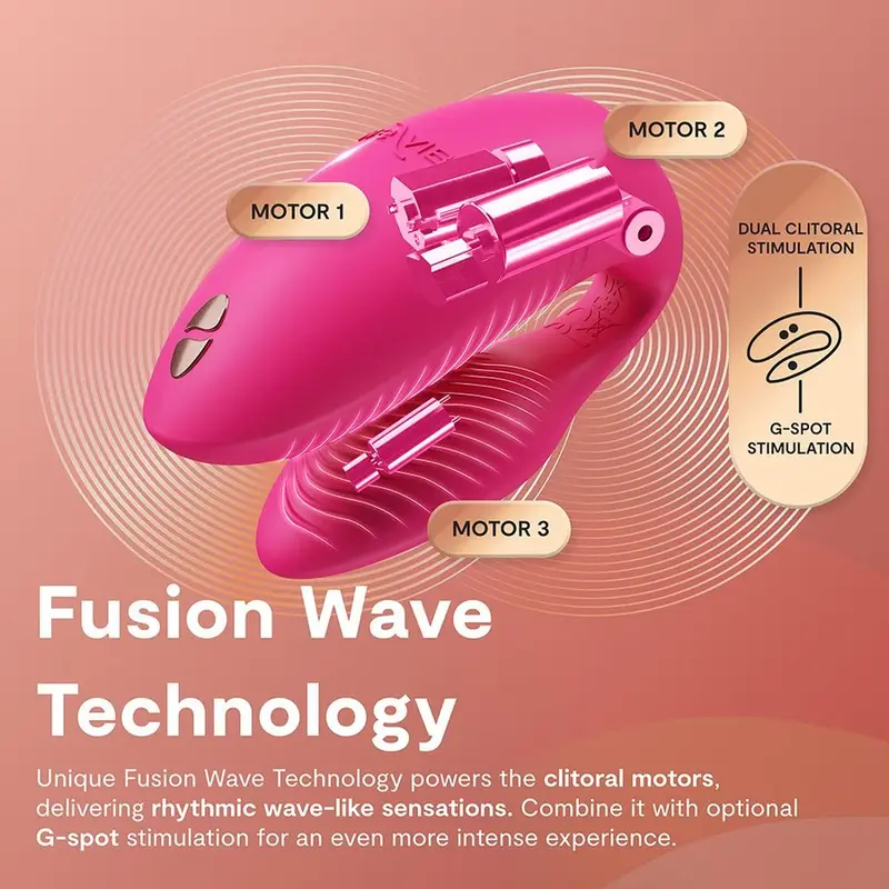 We Vibe Chorus Pro Couples Vibrator Electric Pink Photo 8