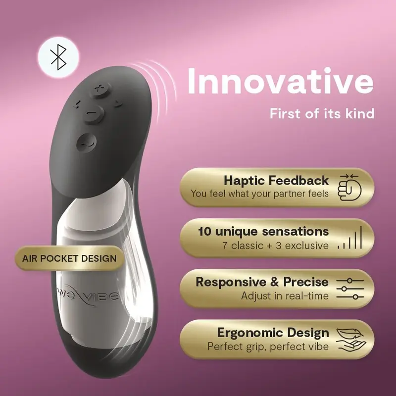 We Vibe Chorus Pro Couples Vibrator Satin Black Photo 10
