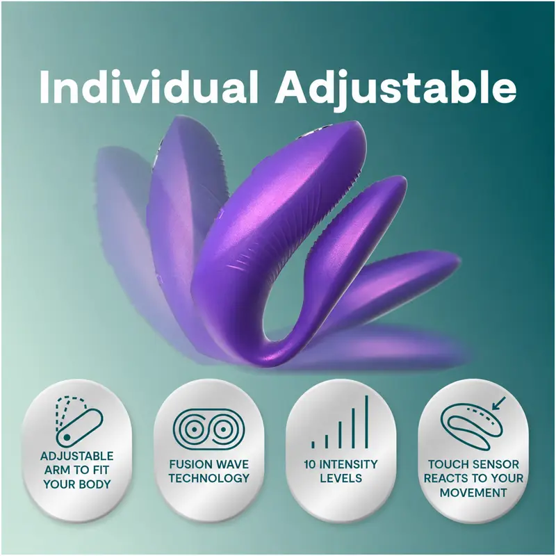 We Vibe Chorus Pro Couples Vibrator Cosmic Purple Photo 6