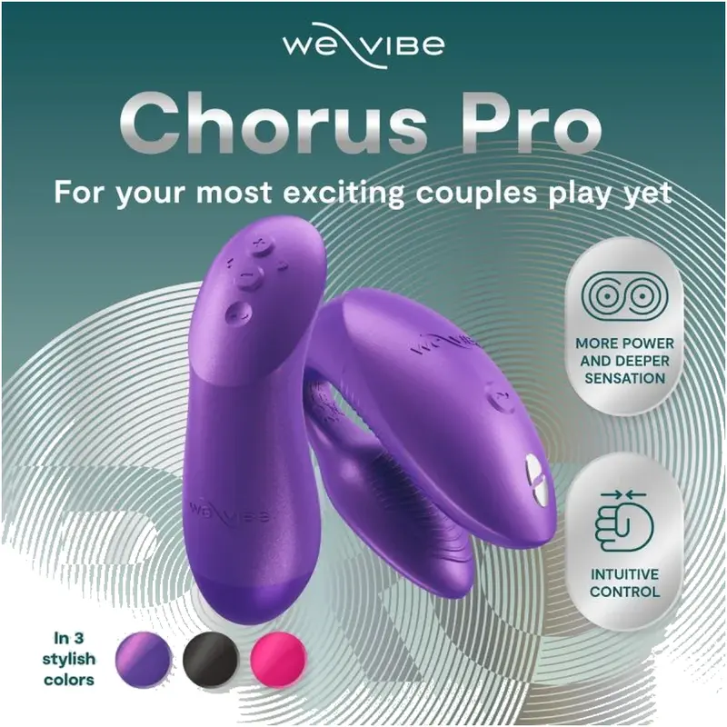 We Vibe Chorus Pro Couples Vibrator Cosmic Purple Photo 9