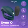 We Vibe Sync 2 Adjustable Couples Vibrator Velvet Green Photo 4