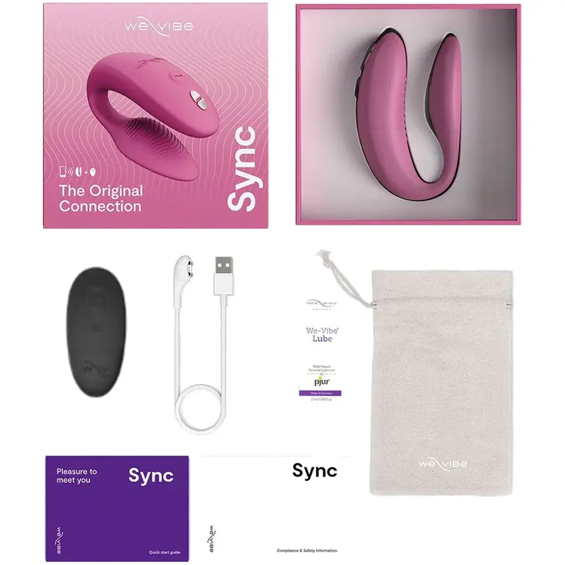 We Vibe Sync 2 Couples Vibrator Rose Photo 8