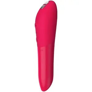 We Vibe Tango X Rechargeable Bullet Vibrator Cherry Red 8 Intensity Levels 7 Vibration Patterns IPX7 Waterproof ABS and Body Safe Silicone