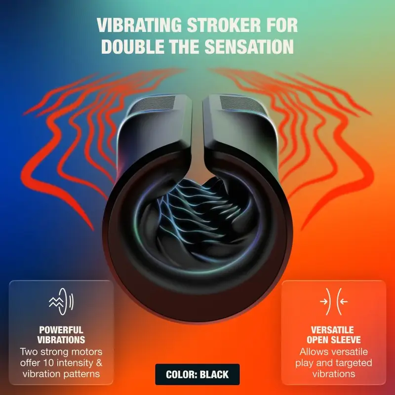 ARCWAVE Zing Vibrating Male Stroker Black Photo 3