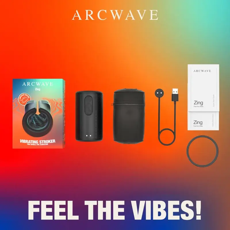 ARCWAVE Zing Vibrating Male Stroker Black Photo 8