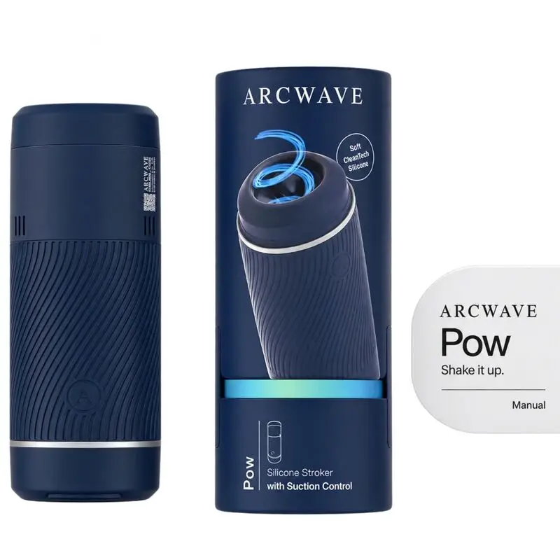 ARCWAVE Pow Manual Male Stroker Blue Photo 3