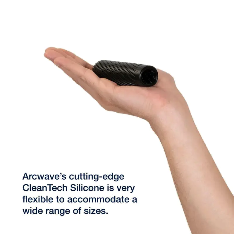 ARCWAVE Ghost Reversible Silicone Stroker Black Photo 3