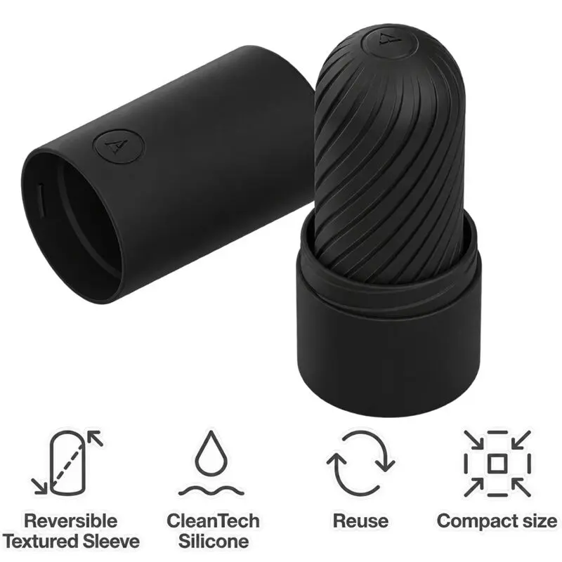 ARCWAVE Ghost Reversible Silicone Stroker Black Photo 4