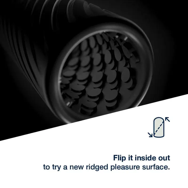 ARCWAVE Ghost Reversible Silicone Stroker Black Photo 6