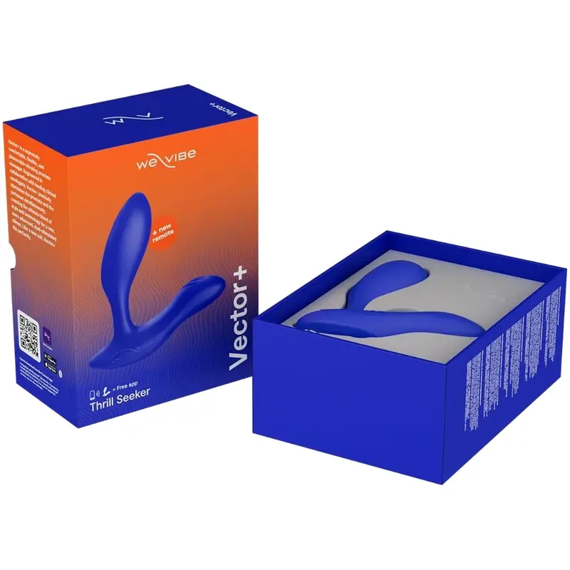 We-Vibe Vector+ Prostate Massager Royal Blue Photo 8