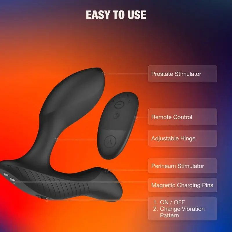 ARCWAVE Perk Vibrating Prostate Massager Black Photo 5