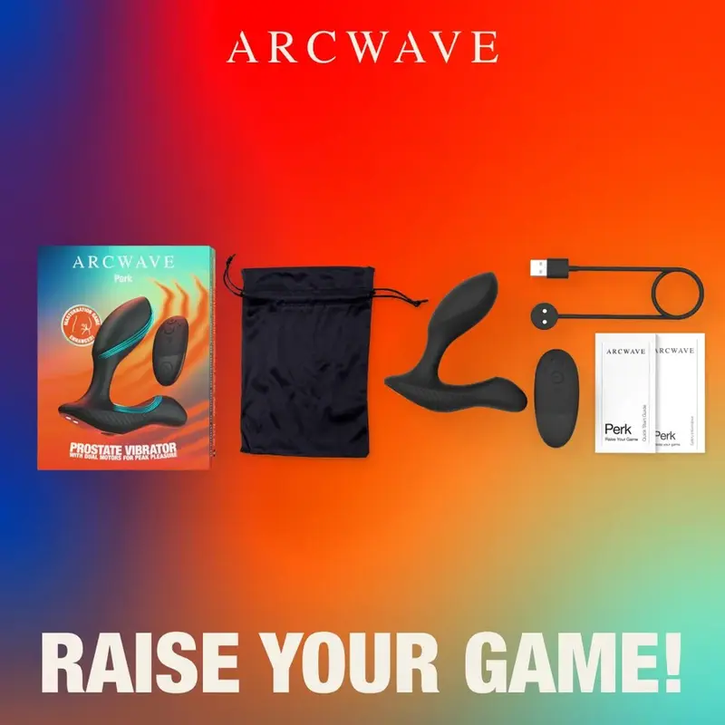 ARCWAVE Perk Vibrating Prostate Massager Black Photo 6