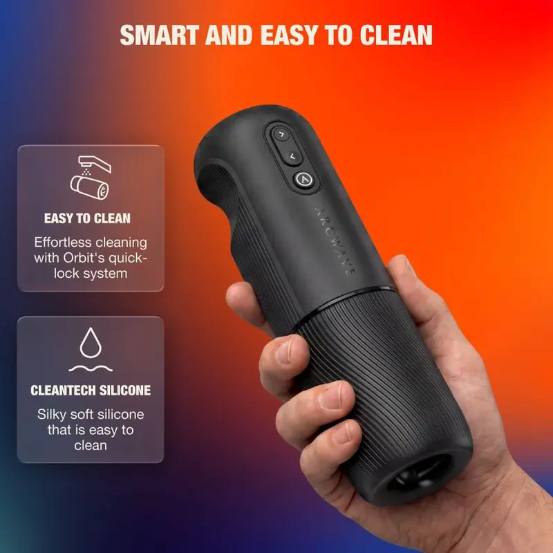 ARCWAVE Orbit Rotating Male Masturbator Black Photo 2