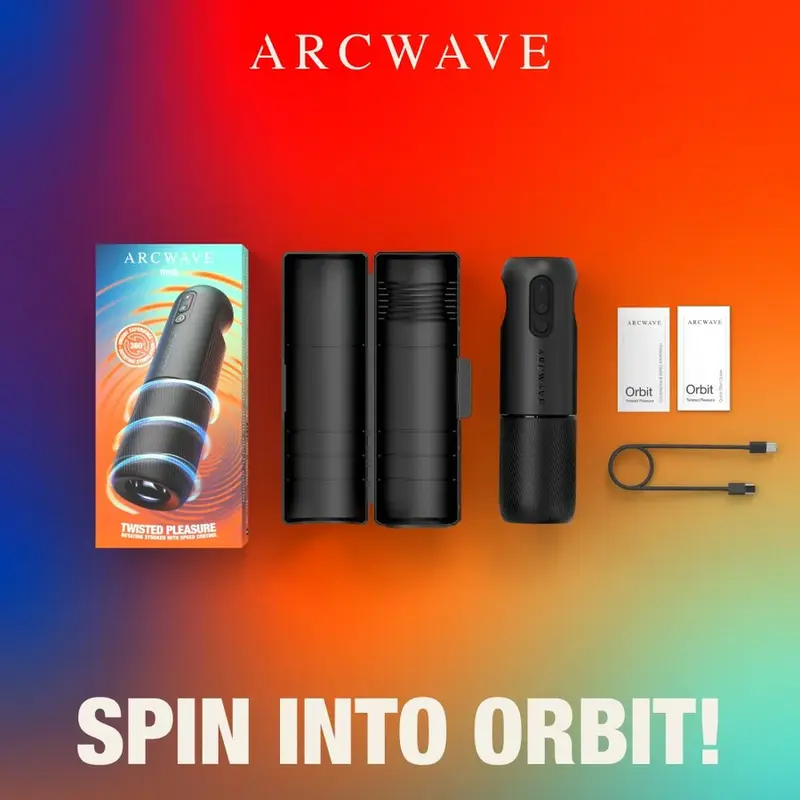 ARCWAVE Orbit Rotating Male Masturbator Black Photo 10