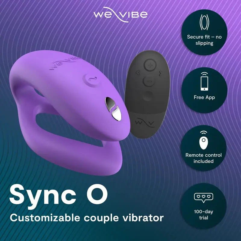 We Vibe Sync O Couples Vibrator Light Purple Photo 3