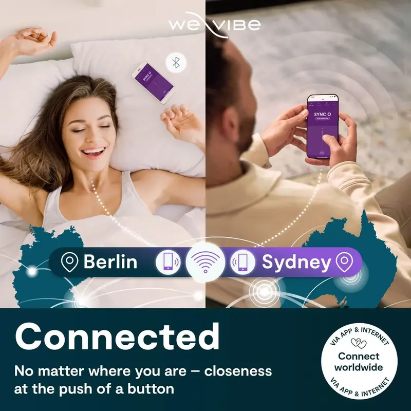 We Vibe Sync O Couples Vibrator Light Purple Photo 5