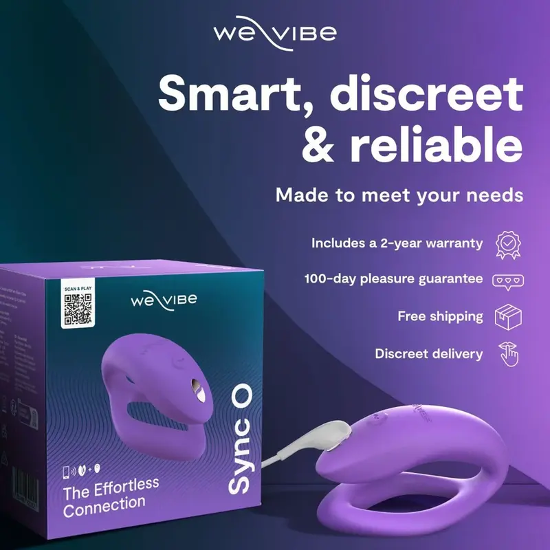 We Vibe Sync O Couples Vibrator Light Purple Photo 6