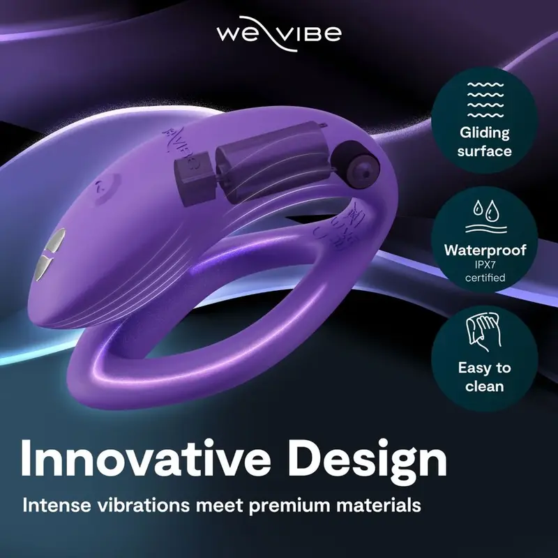 We Vibe Sync O Couples Vibrator Light Purple Photo 9
