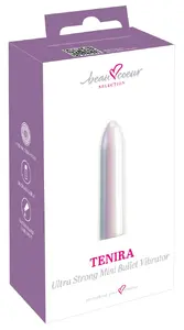 beau coeur Tenira Mini Bullet Vibrator Pearl 10 Modes IPX6 Rechargeable