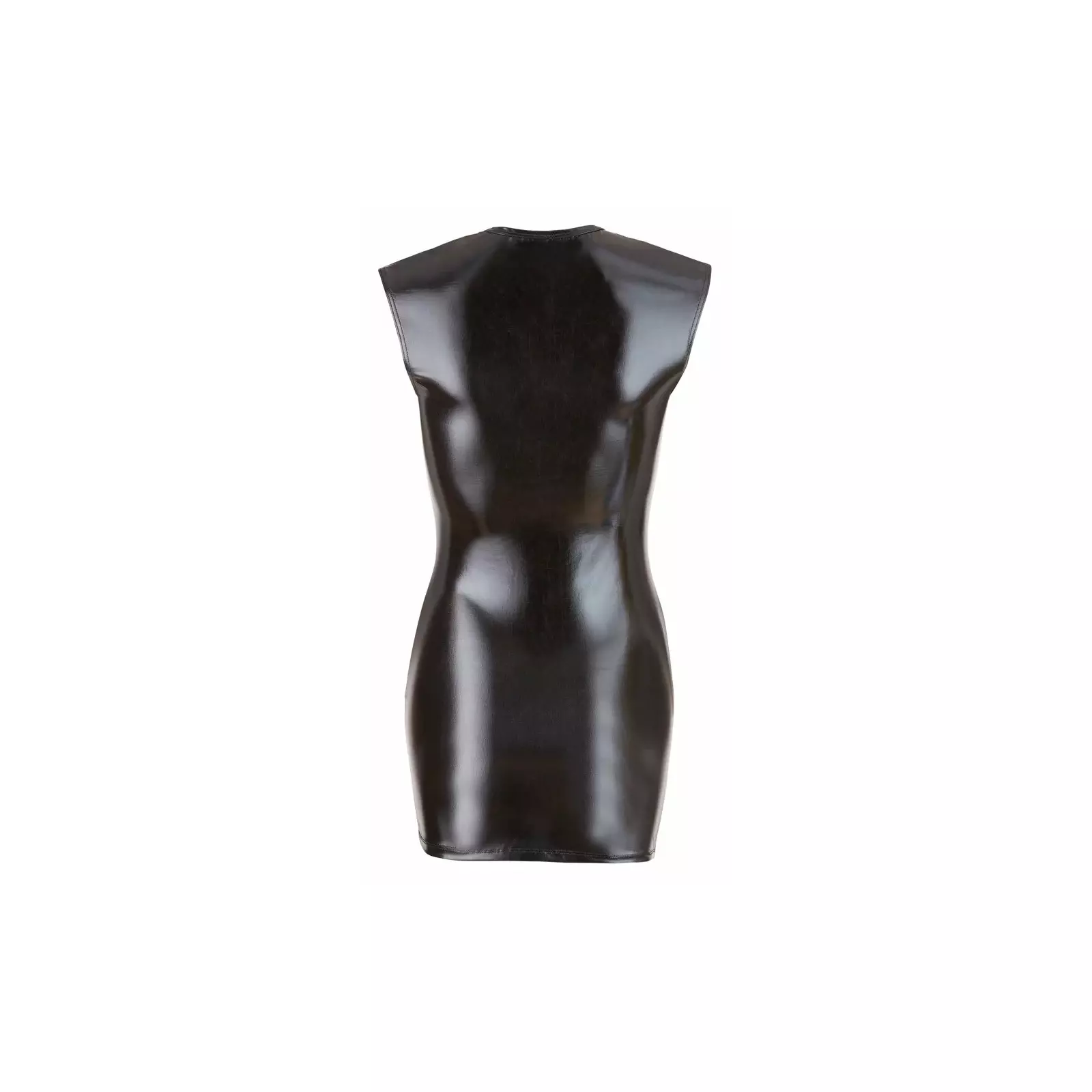 Wet Look Dress with Zip S, 27158481021 Photo 6