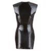 Dress Cottelli Collection Wet Look with Zip, Size M Photo 6
