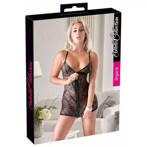 Kleita Cottelli Collection mežģīņu, izmērs M, melna, 90% poliamīds 10% elastāns