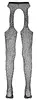 Zeķubikses Cottelli Collection Sex Tights melnas S/M Photo 11