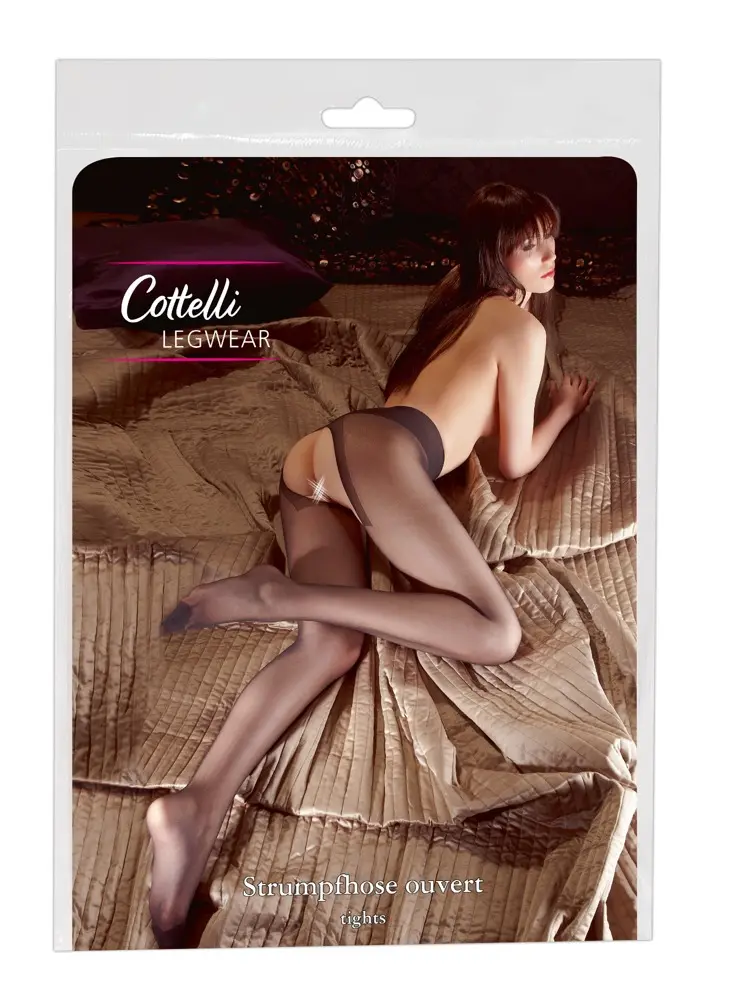 Crotchless Pantyhose Cottelli Collection size 2 Photo 6