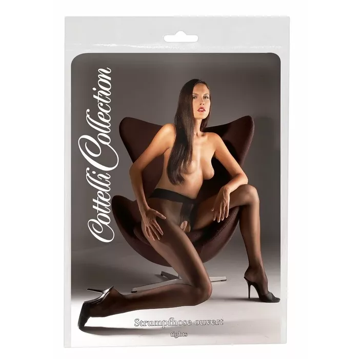 Pantyhose Cottelli Collection crotchless tights size 2 Photo 4