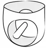 Men's briefs late x M — 100% latex, integrated anal dildo Photo 4