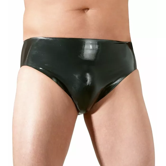 Late x Men's Latex Briefs with Anal Dildo XL Photo 2