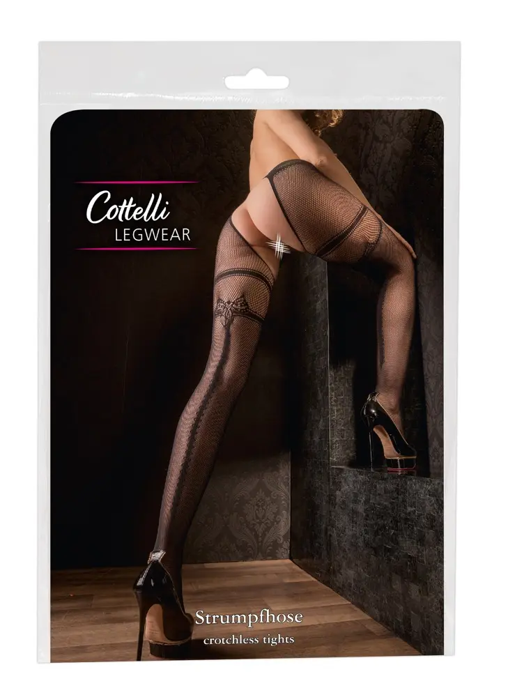 Crotchless tights Cottelli Collection L/XL Photo 5