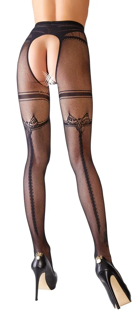 Crotchless tights Cottelli Collection L/XL Photo 8