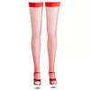 Hold-up stockings Cottelli Collection red S Photo 3