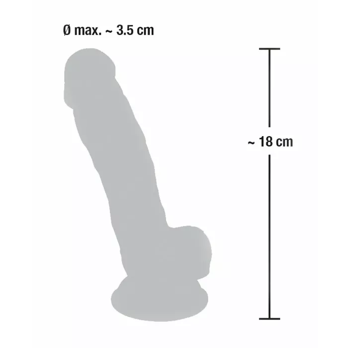 Dildo You2Toys medical silicone 18 cm Photo 7