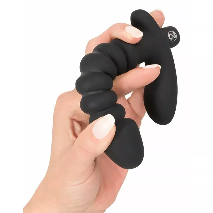 Prostate massager Black Velvets Vibrating — 17 cm Photo 5