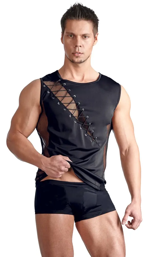 Мужская рубашка Svenjoyment L — размер L чёрная Photo 9