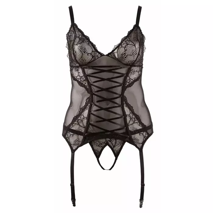 Cottelli Collection suspender cami 2XL black Photo 4