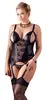 Korsete josta Cottelli Collection Cami Suspender atvērta XL Photo 9