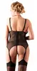 Korsete josta Cottelli Collection Cami Suspender atvērta XL Photo 11