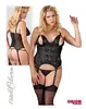 Korsete josta Cottelli Collection Cami Suspender atvērta XL Photo 14
