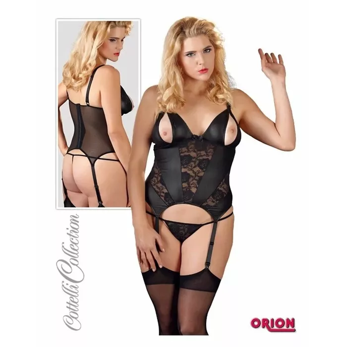 Corset suspender Cottelli Collection Cami Suspender open XL Photo 7
